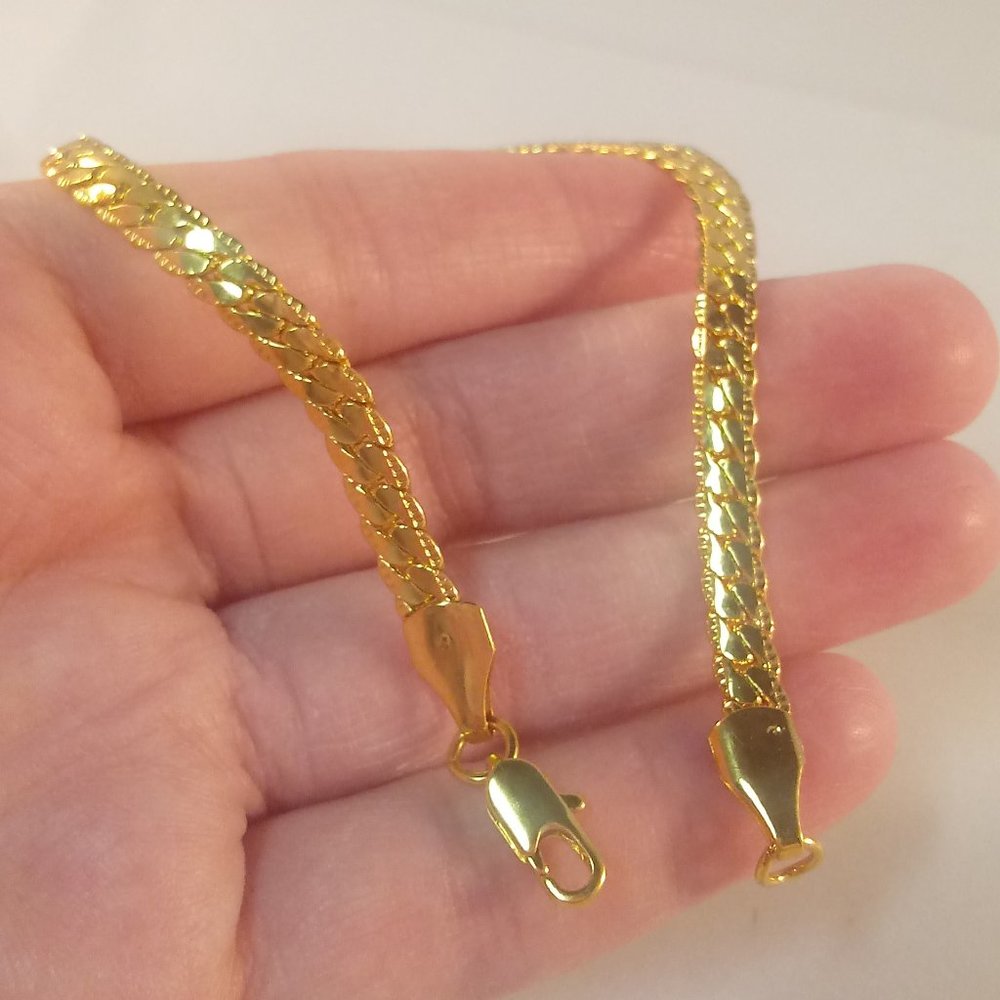 Gold Men’s Cuban Link Chain Necklace